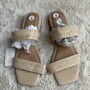 Joie Cherish Rattan Woven Sandals